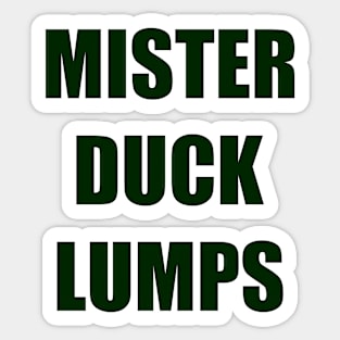 Mister Duck Lumps iCarly Penny Tee Sticker